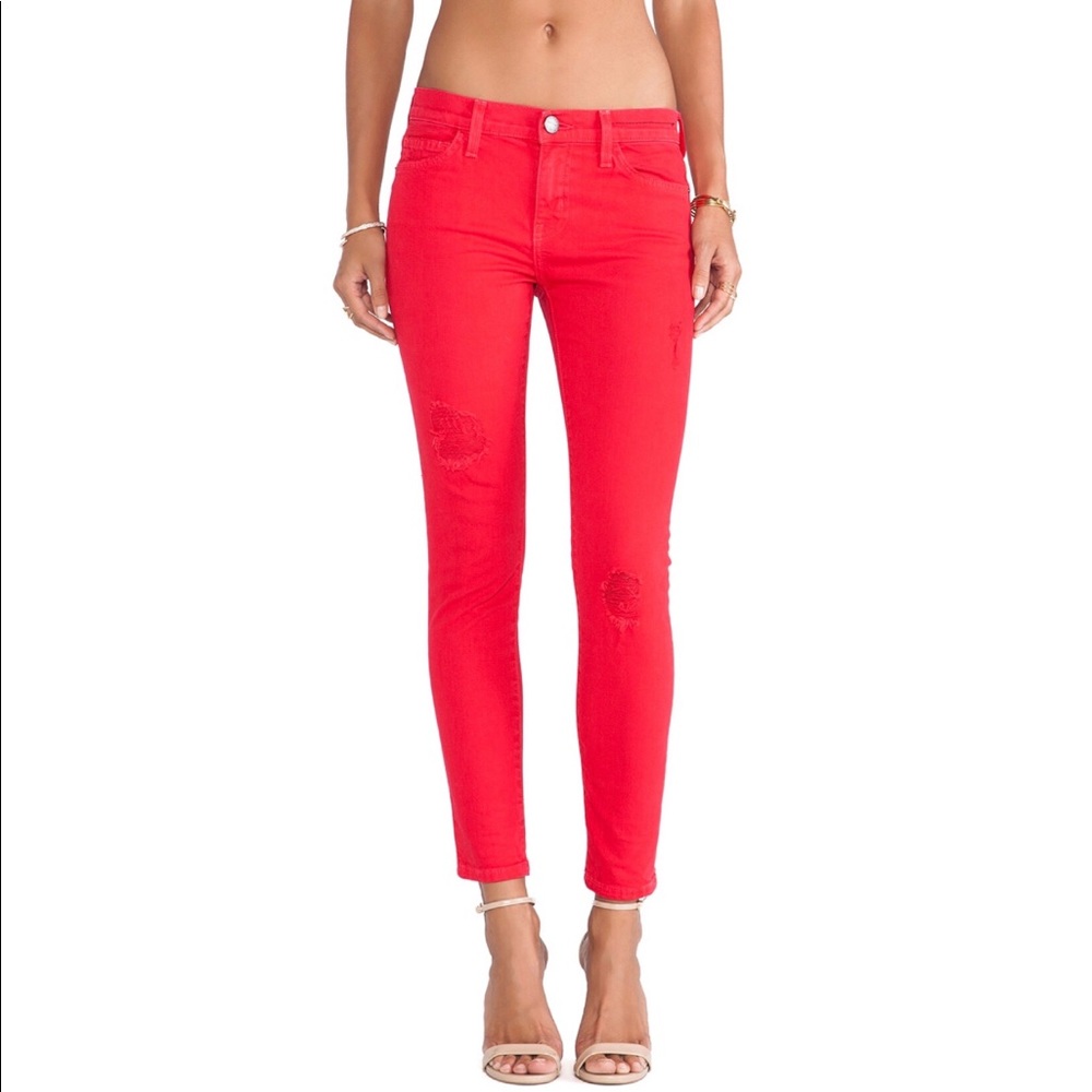 🆕 Current/Elliot The Stiletto Skinny Victory Red
